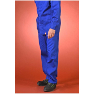 Pantalon multirisques Nomex® réf. 601*nomdc - Ceinture élastiquée, 93% Méta-Aramide, normes EN ISO 11612 et EN 13034_1