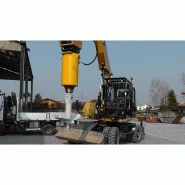 Tarière hydraulique pour pelle de 12t à 80t - Référence TV40 - Robustesse et polyvalence_1