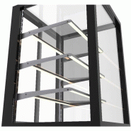 Vitrine réfrigérée INTEGRA humidité contrôlée sur base - 1000 mm - 3 niveaux - H1100 mm - IN100/50-110H | Sayl Barcelona_1