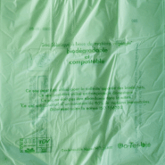 500 sacs bretelles biodégradables verts - 26+12×45 cm - 13 microns - Conditionnement : 500 sacs_1