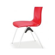 Bullet V840 - Chaises empilables en bois et métal - Système d'empilabilité en nylon - Gamme Dynamica_1