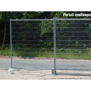 Clôture de chantier à louer, pour empêcher efficacement les vols et le vandalismes sur vos chantiers ou autres sites_1