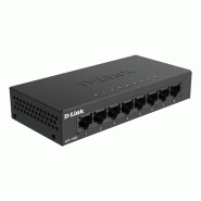D-Link DGS-108GL Non-géré Gigabit Ethernet (10/100/1000) Noir_1