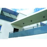 Feria - garde-corps - horizal - en aluminium - avec remplissage à effet filant_1