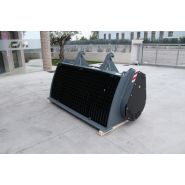 Godet malaxeur à béton Mix 1300 - largeur utile 2200 mm - capacité max 1300 L - poids 1130 kg_1