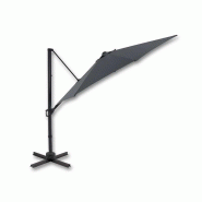Parasol déporté borneo ø350 cm – MTF – toile grise avec poignée – 2naz0241_1
