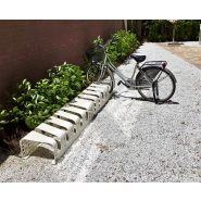 Range vélos CLAPS - The Italian Lab - Dimensions : L 1200, P 260, H 400 mm - Tôle d'acier pliée avec décoration laser_1