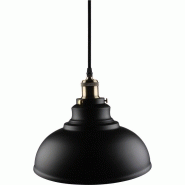 Suspension décorative avec abatjour zinnia à équiper e27 max 60 w blanc