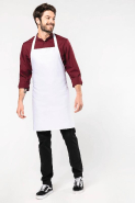 Tablier polycoton léger Kariban - Réf: K8001 - Lavable à 60°C - Taille unique - Couleurs disponibles: Noir, Blanc, Wine_1