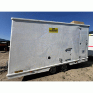 JCR Remorque cabane de chantier 2 essieux JCR 243DFRD_1