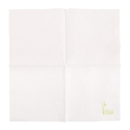 Serviette Eco-Bambou 70 G/M2 20x20cm blanc - par 3600_1