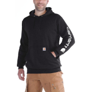 Sweat-shirt capuche logo Carhartt - Réf: CARK288 - 50% coton / 50% polyester_1