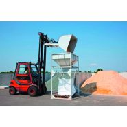 Trémie pour big bag - geco - manutentionnée au chariot élévateur