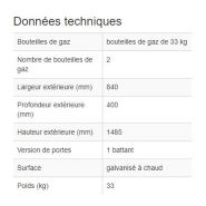 125056w - armoire pour bouteilles de gaz liquéfié st 23_1