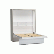 Armoire lit FALCON - Couchage 160x200 cm - Profondeur 50 cm - Ouverture assistée - Structure mélaminée_1