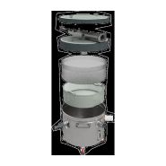 Aspirateur industriel ATEX W2 XR Z22 MDI - inertage des poussières combustibles et explosives - acier et filtration avancée_1