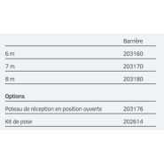 Barrière pivotante exceptionnelle - très grande longueur 6, 7 ou 8 m - support roulette - acier galvanisé_1