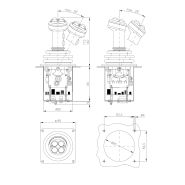 CS1 - Joysticks industriels Spohn & Burkhardt - double-axe compact avec tige de poignée 8 mm_1
