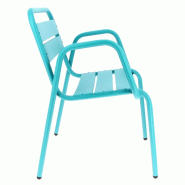 Fauteuil aluminium Avignon - BLEU_1