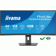 Iiyama ProLite XCB3494WQSU-B1 écran plat de PC 86,4 cm (34