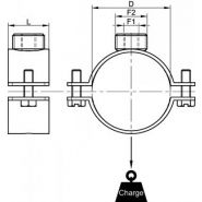 72125 - Colliers de fixation - Bene Inox - Diamètres : 21,3 au 219,1 mm_1