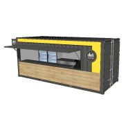 Container Snack Vente - Solution clé en main pour restauration mobile avec structure robuste et modulaire_1