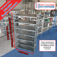 Étagère galvanisée - Hauteur et niveaux configurables - Schaeffer_1