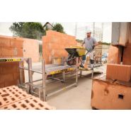 Flexxwork - Plateforme de travail Günzburger Steigtechnik - Plaque antidérapante en bois - Poids 8,72 kg_1