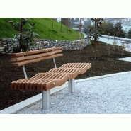 Banc public en bois moderne norcor serpentine_1