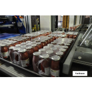 Palettisation de boites ou bocaux pleins ou vides - constructeur Mectra_1