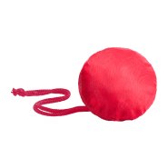 Sac shopping pliable coloré en polyester 190T - rouge - 24.25 gr_1