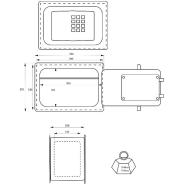 Coffre-fort Windsor - 4 pênes tournants anti-sciage - serrure certifiée EN - combinaison modifiable 6 à 10 chiffres - Thirard_1