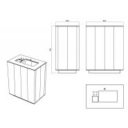 La corbeille rétro - poubelle publique - The Italian Lab - capacité 120 L - L 380, P 600, H 760 mm_1