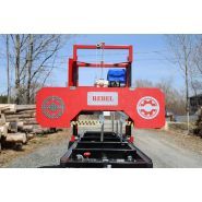 Rebel 9HP - Scierie mobile compact - Vallée Forestry Equipment - Châssis 20 pi - Moteur Honda 9HP_1
