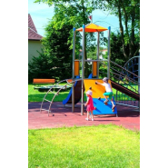 Jeu multi tours en acier inoxydable - Aire de jeux conforme EN1176 - Référence BT11023_1