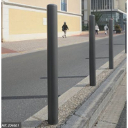 Potelet en acier galvanisé, peint sur galva ou zinc - Tube acier Ø60, 76, 90, 114 ou 168 mm - Carrefour_1