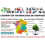 Börger série ONIXline - Pompe à lobes - Débits de 1 à 135 m³/h - Pression max 16 bar - Applications produits visqueux et ATEX_1