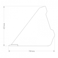 Godet squelette idéal pour sable, gravier et pavés