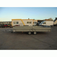 Remorque plateau basculant 3T5 Hubière - CNT 352 TD - 6,75 m x 5 m x 0,60 m - occasion_1