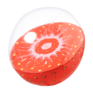 Ballon de plage en PVC - décoration fraise - diamètre 28 cm_1
