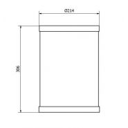 Al60001 - Poubelle Publique en Acier Inox Satiné - Jofel - 10L_1