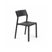 Chaise empilable en résine TRILL - Stamp - design intemporel et recyclable - avec accoudoirs_1