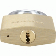MASTER LOCK 2940EURD - Cadenas à clé en laiton massif doré, extra fin, 6,2 x 4 x 1,6 cm - Résistant à la corrosion et à la coupe_1