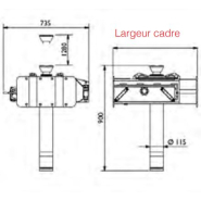 Vérin de bord de fosse oléopneumatique à double expansion gdt 15 t, taille 864-1029 mm k - avf 3111_2
