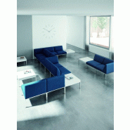 Canapé modulable ASTRO, version droit avec dossier - Offisit. - Beige_2