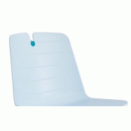 Chaise de réunion Mindy avec pied chromé. - Bleu clair_1