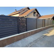 Clôture en aluminium - my cloture - lame persienne aile d’avion écartement de 0 ou 5mm_1