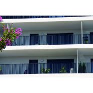 Feria - garde-corps - horizal - en aluminium - avec barreaudage vertical_1