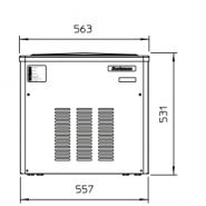 Production de glace en grains 120 kg/24 h avec régulation électronique