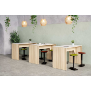 Tabouret ergonomique avec assise pivotante pour bureaux, flex office, salles de réunion - BINGO_1